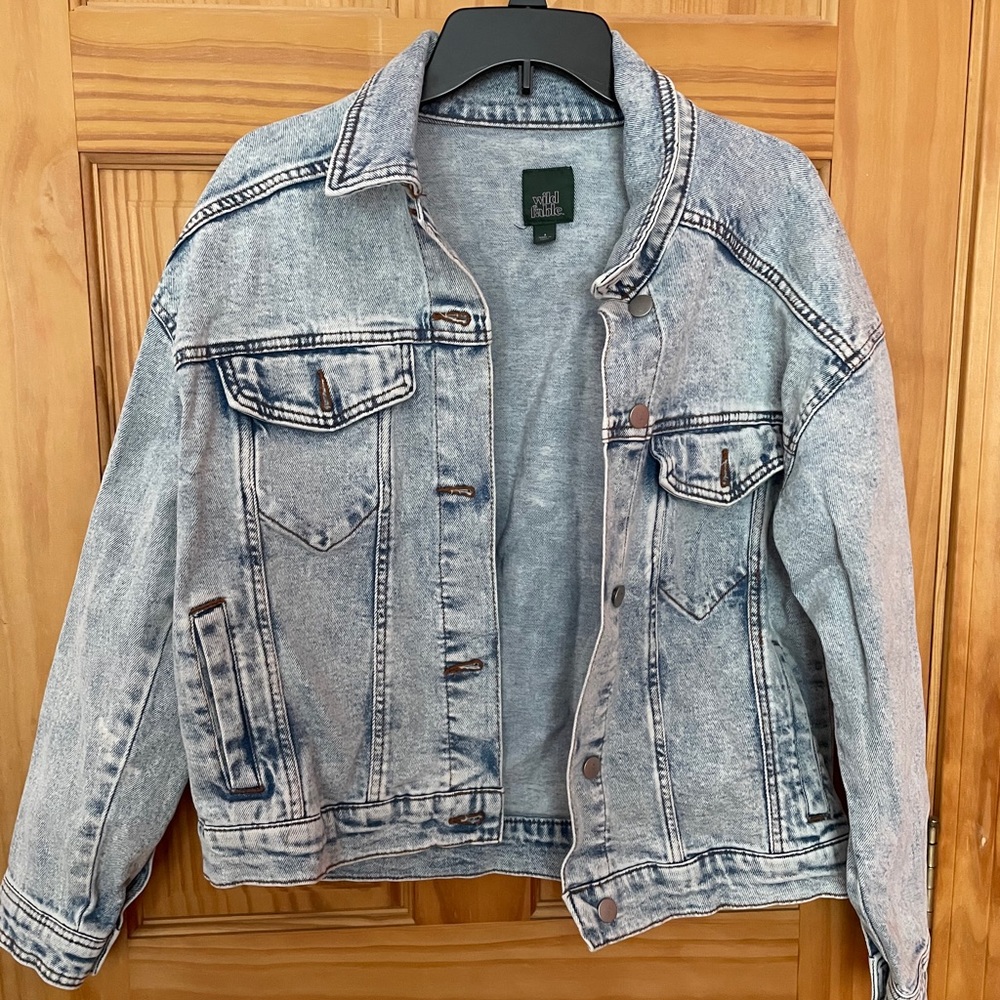 jean jacket by wild fable